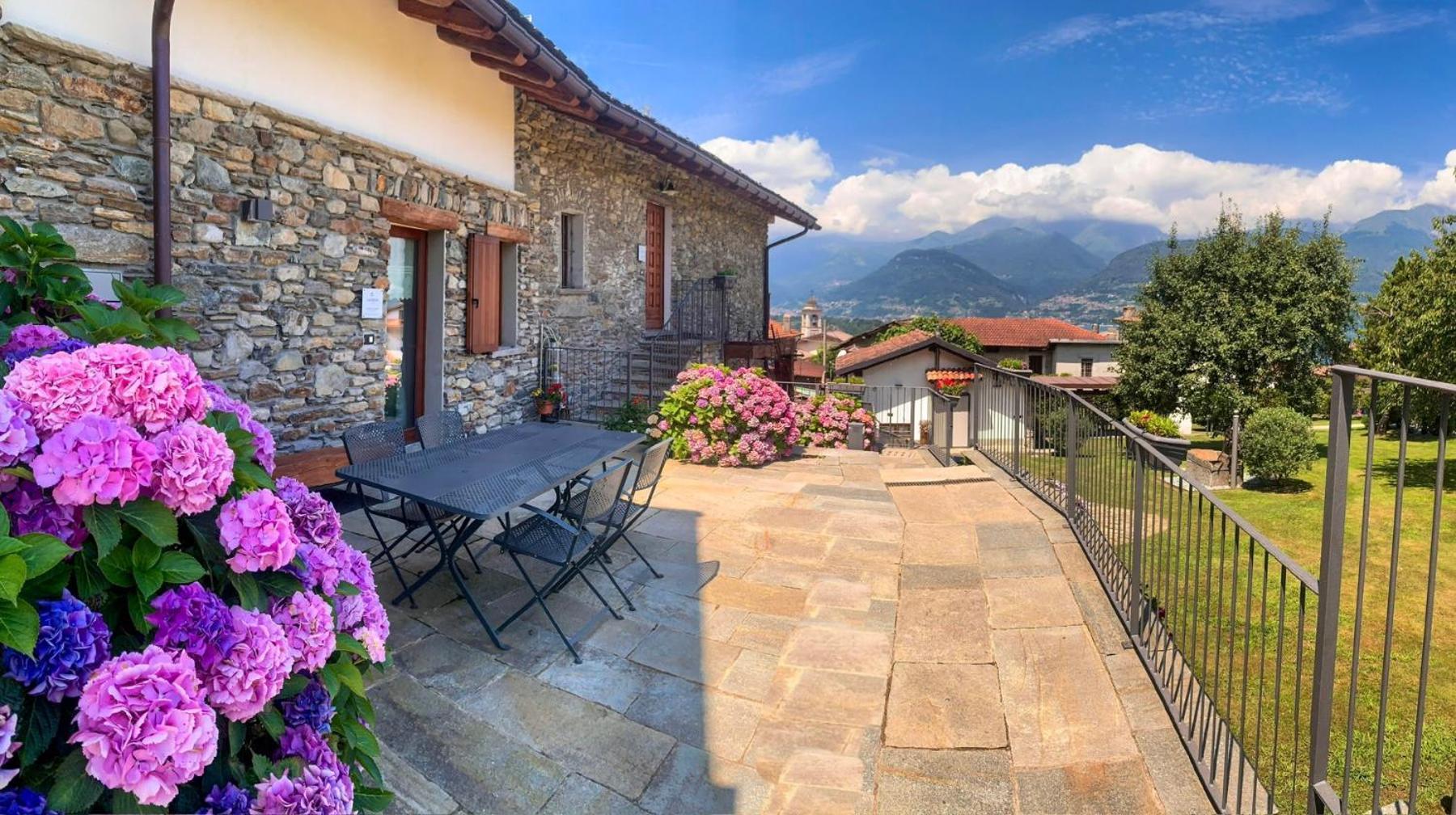 La Volta - Lake Como Heritage Home In Molino Maufet Watermill - Patio On The Garden Colico Exterior foto